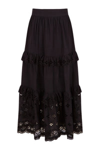 BLACK VIVIAN SKIRT