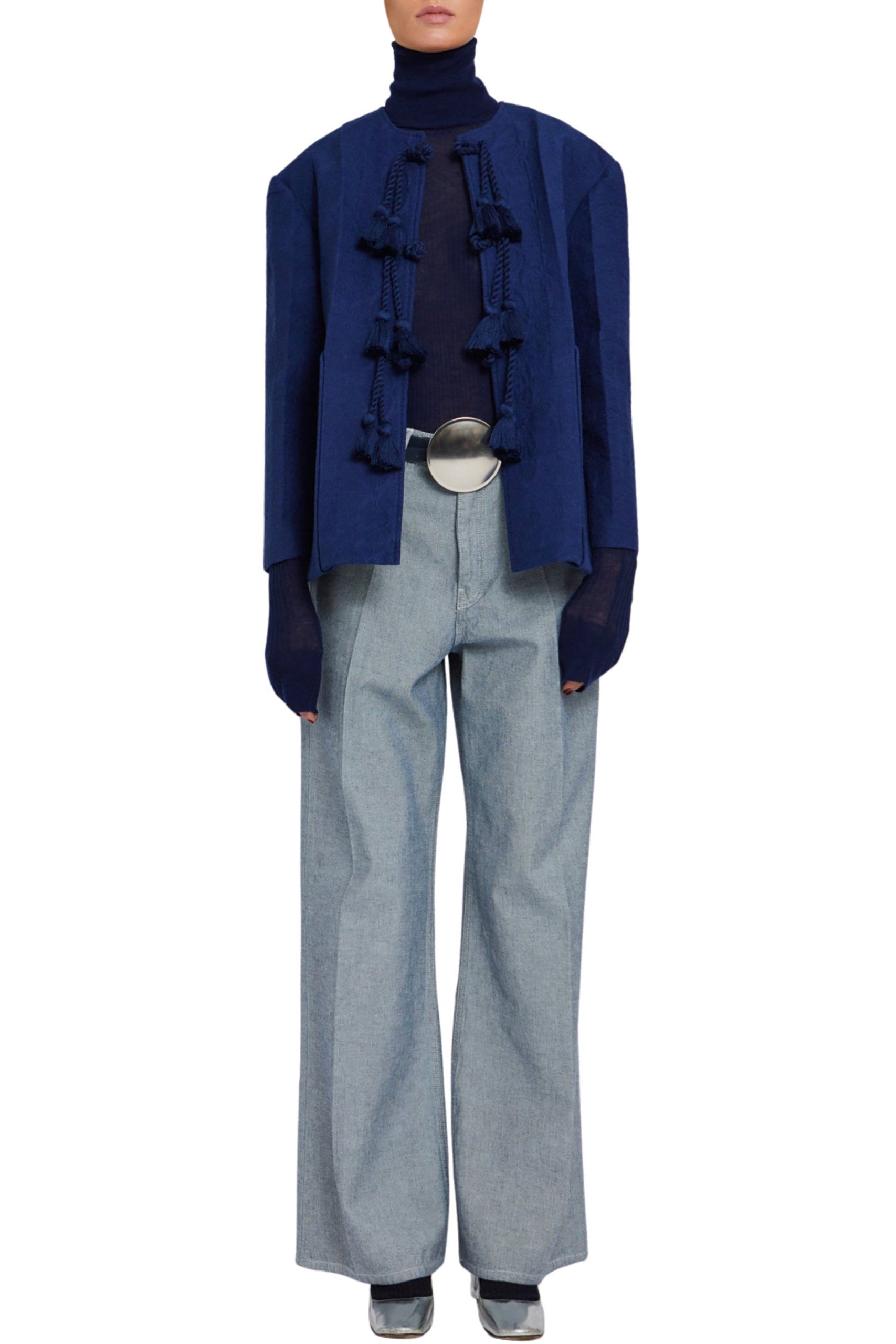 Veste Vivian coupe droite - Indigo