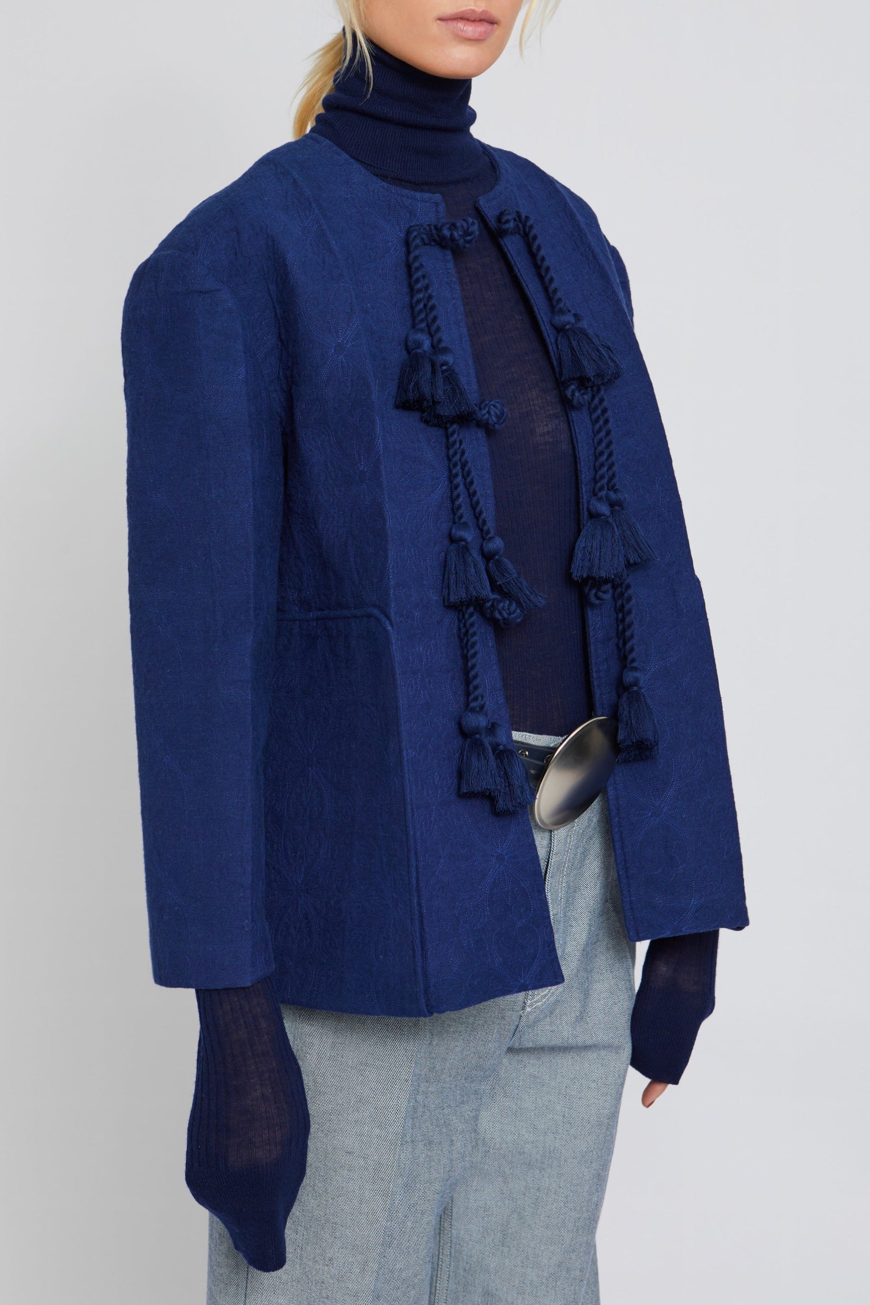 Veste Vivian coupe droite - Indigo
