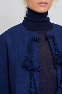 Veste Vivian coupe droite - Indigo