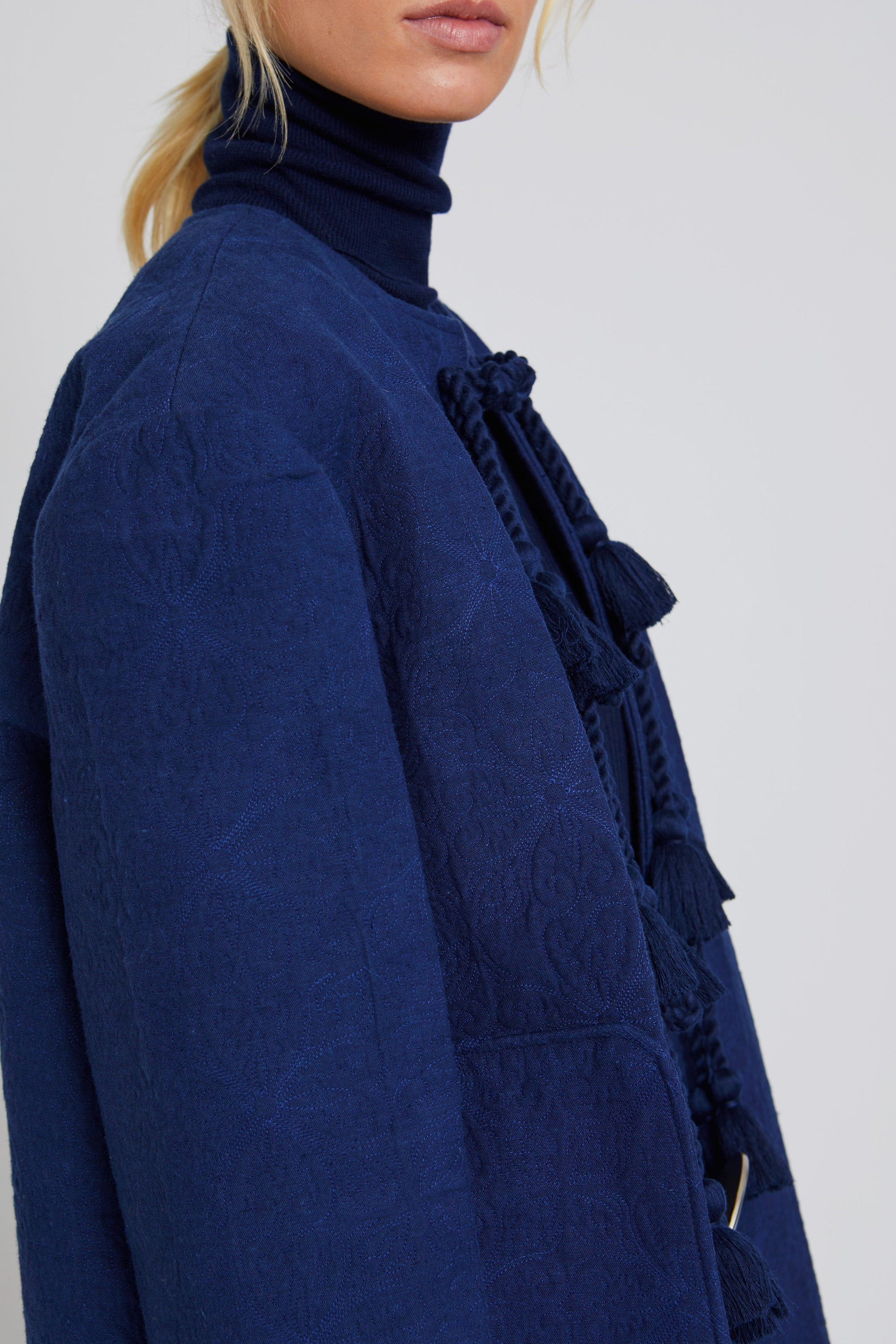 Veste Vivian coupe droite - Indigo