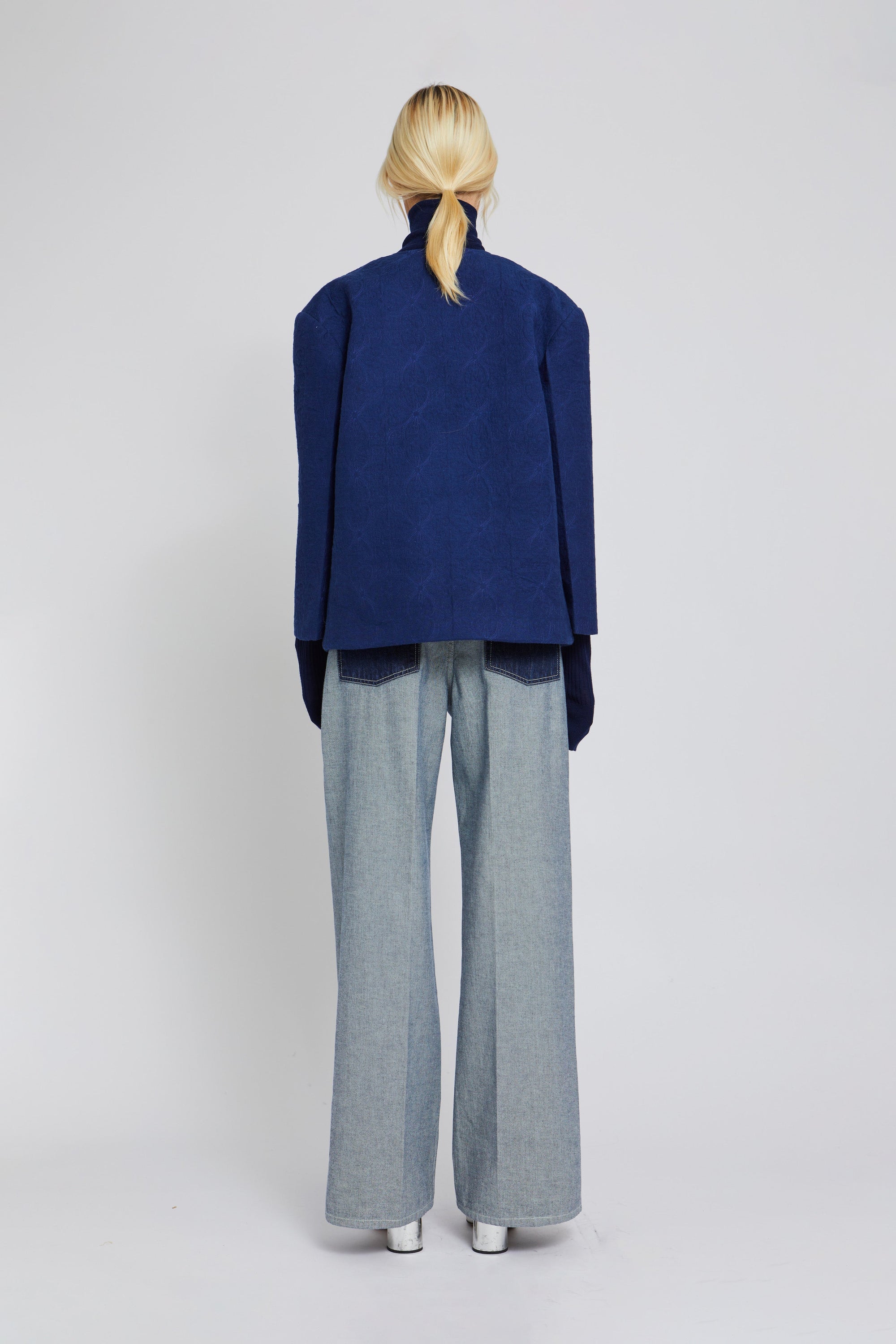 Veste Vivian coupe droite - Indigo