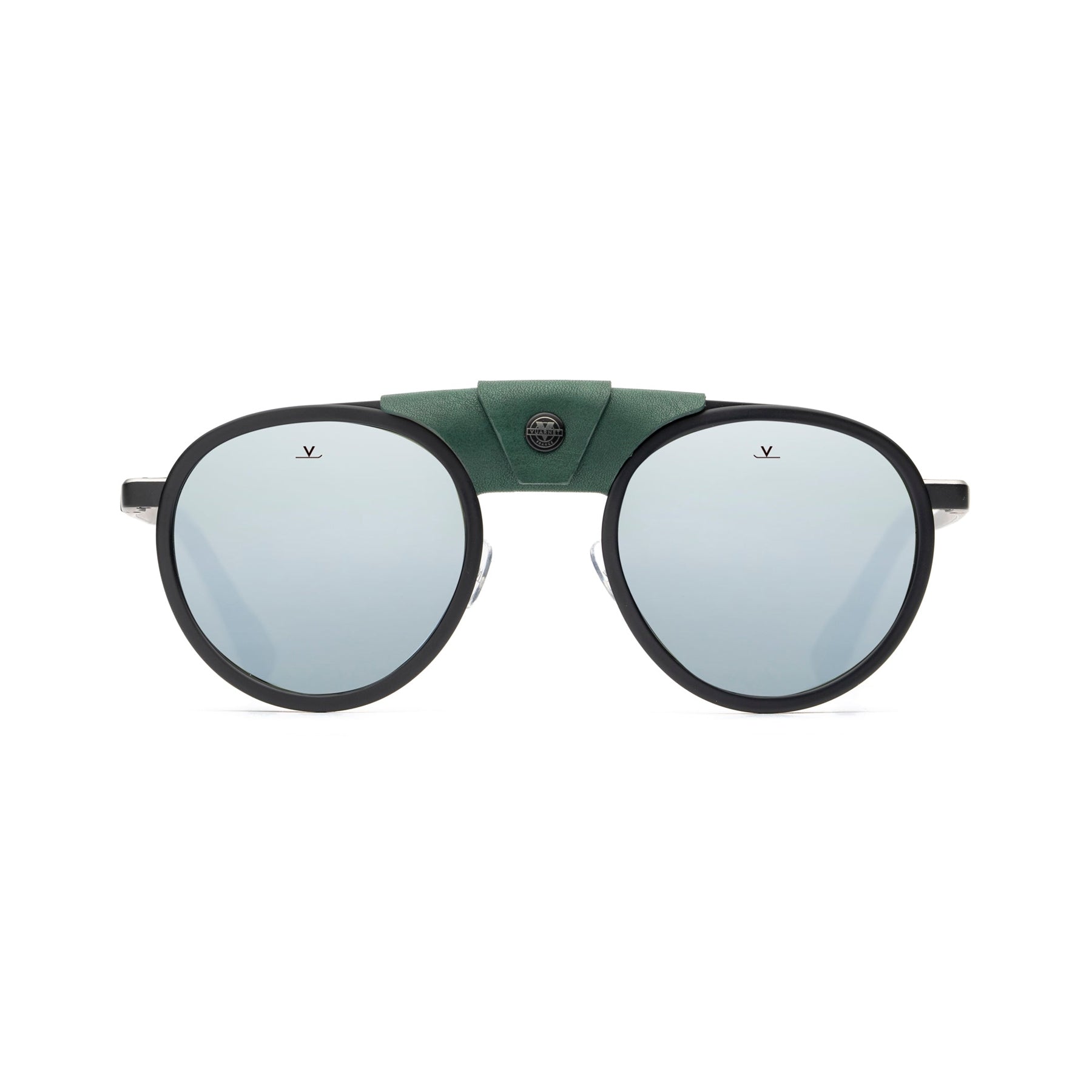 Lunettes de soleil Glacier - Matte Black & Pure Grey Silver Mirror