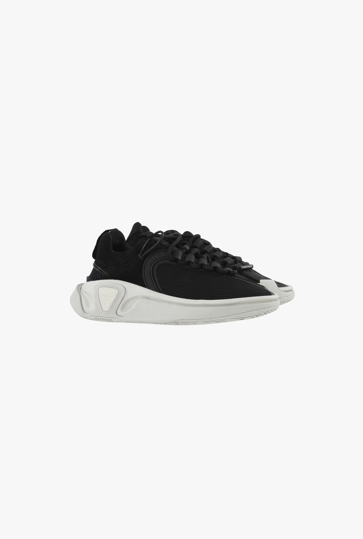 Baskets B-Runner à semelle destructurée - Noir & Blanc