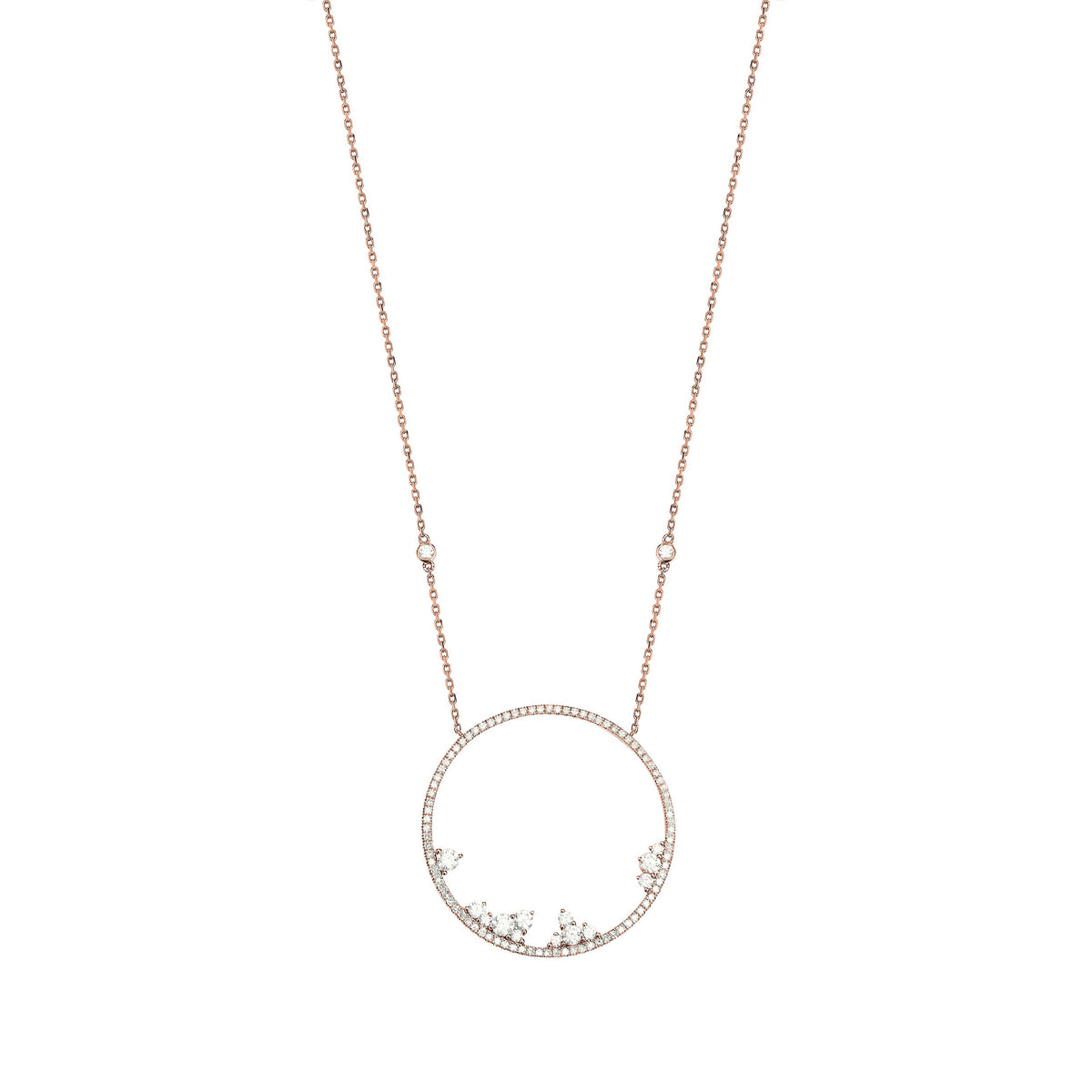 PrixTroca:1225€_VentesTroca:0_QtyTroca:1_ST:0%_Collier Fairytale en Or rose 18K serti de diamants - Rose