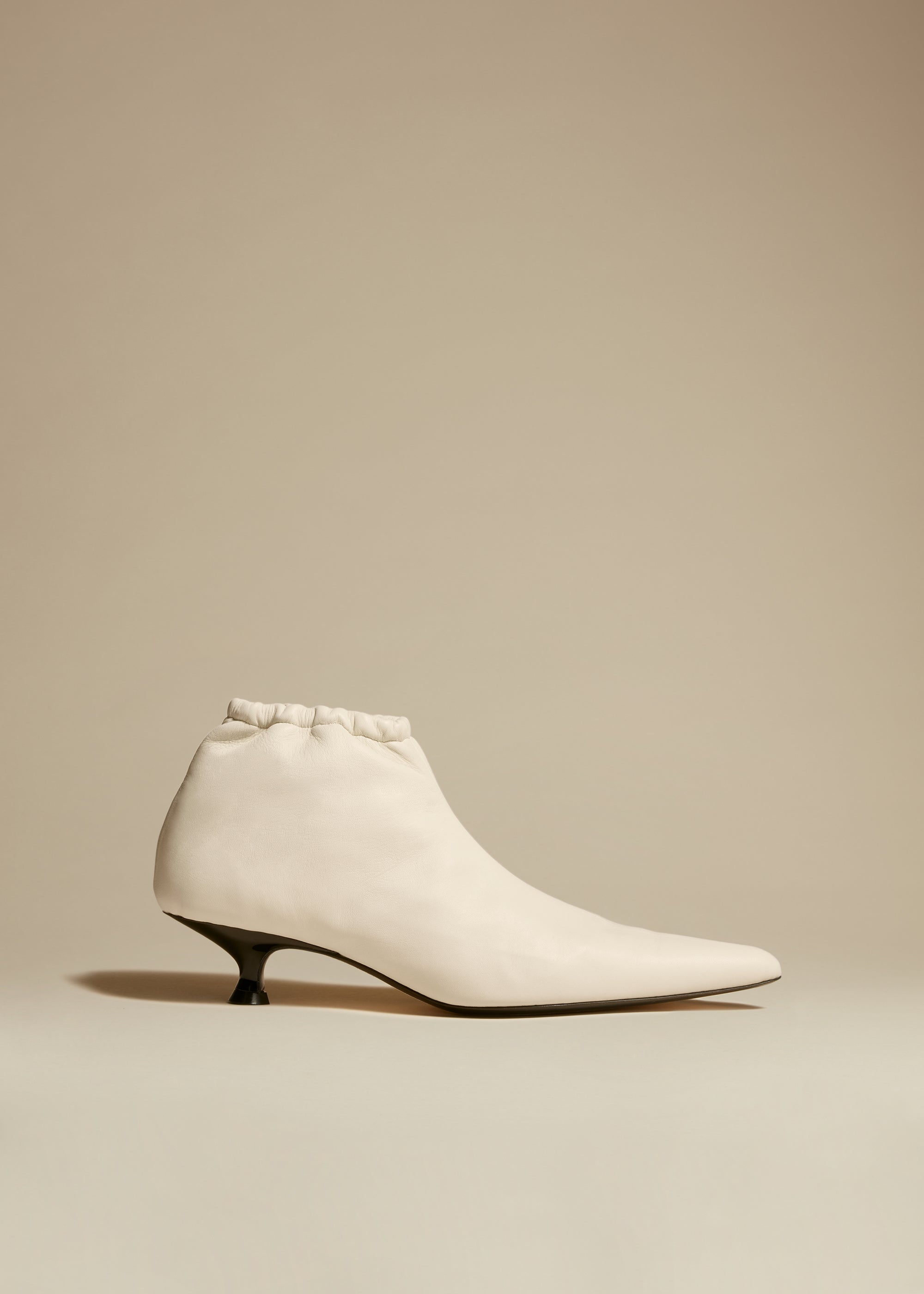 Bottes Volos en cuir - Cream