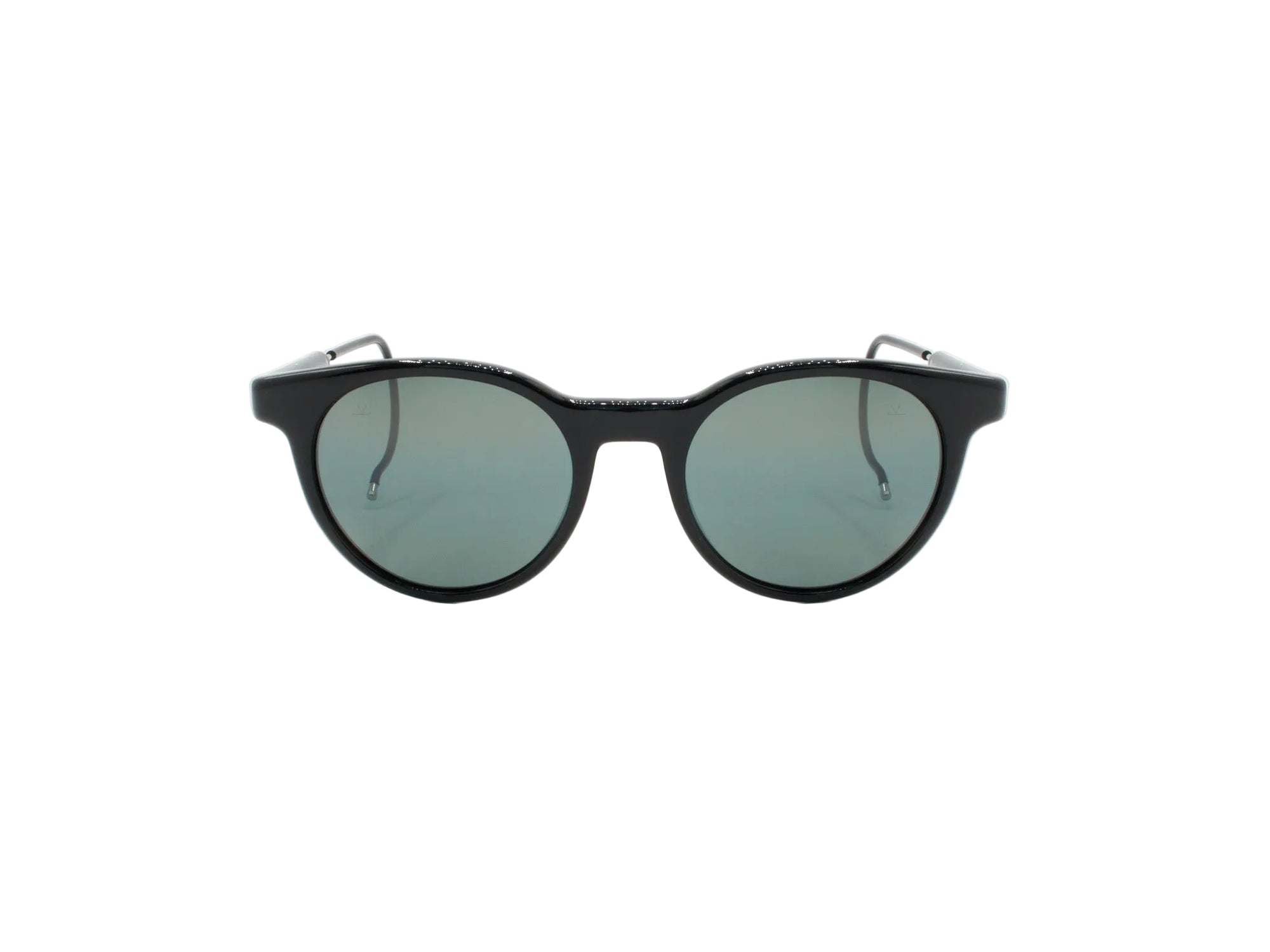 Sunglasses Alpine 01 - Shiny Black  & Smoke Polarized