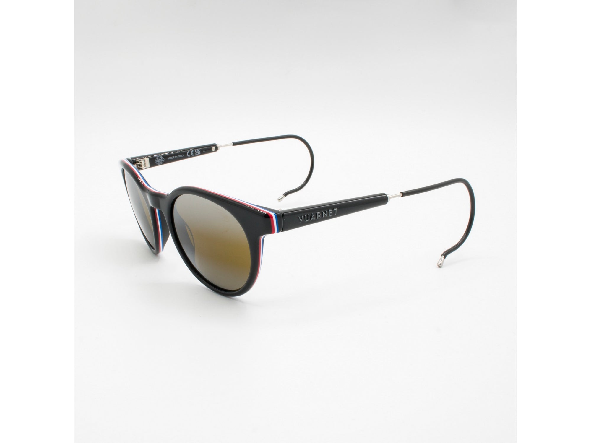 Sunglasses Alpine 01 - Black/Other & Green Mirror