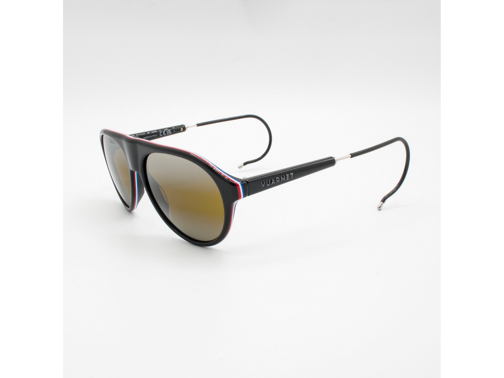 Sunglasses Alpine 02 - Black/Other & Green Mirror