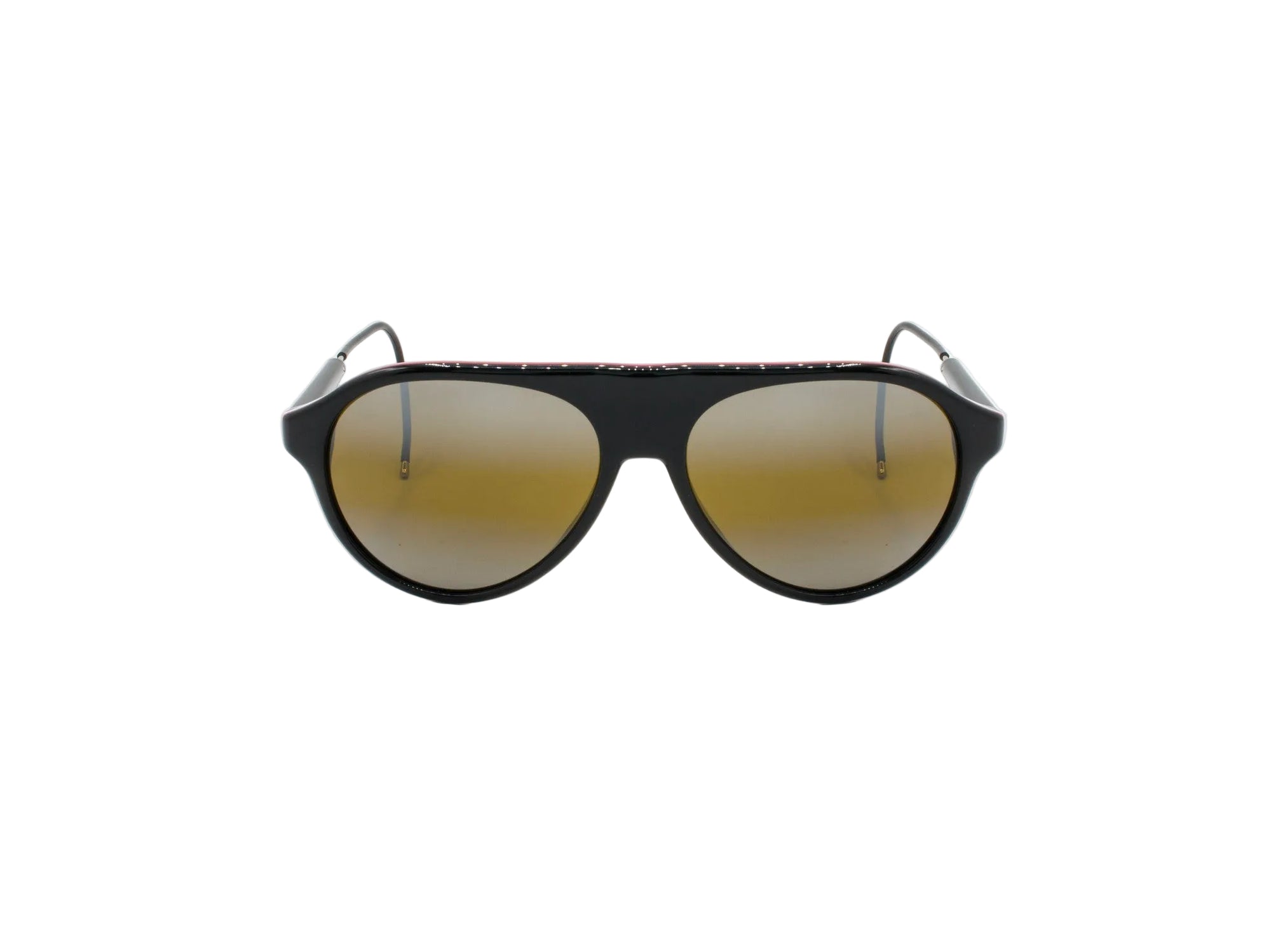 Sunglasses Alpine 02 - Black/Other & Green Mirror
