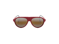 Sunglasses Alpine 02 - Shiny Red & Brown Mirror