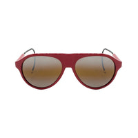 Lunettes de soleil Alpine 02 - Shiny Red & Brown Mirror