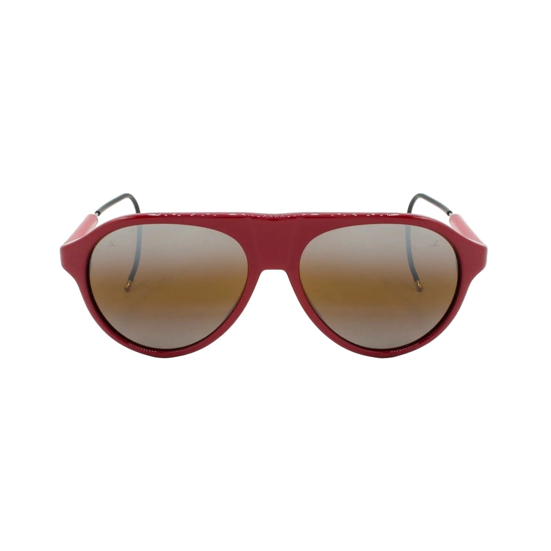Lunettes de soleil Alpine 02 - Shiny Red & Brown Mirror