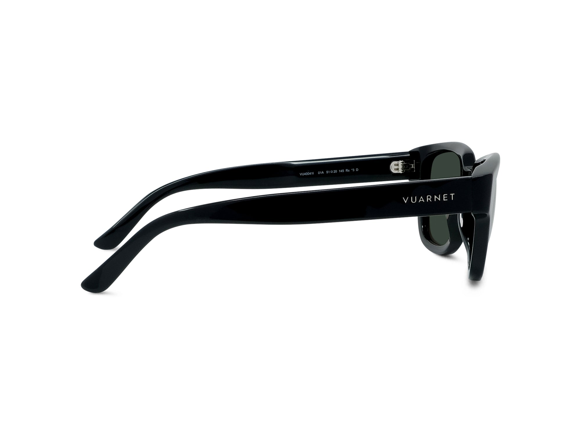 Sunglasses Belvedere 09 - Shiny Black  & Smoke