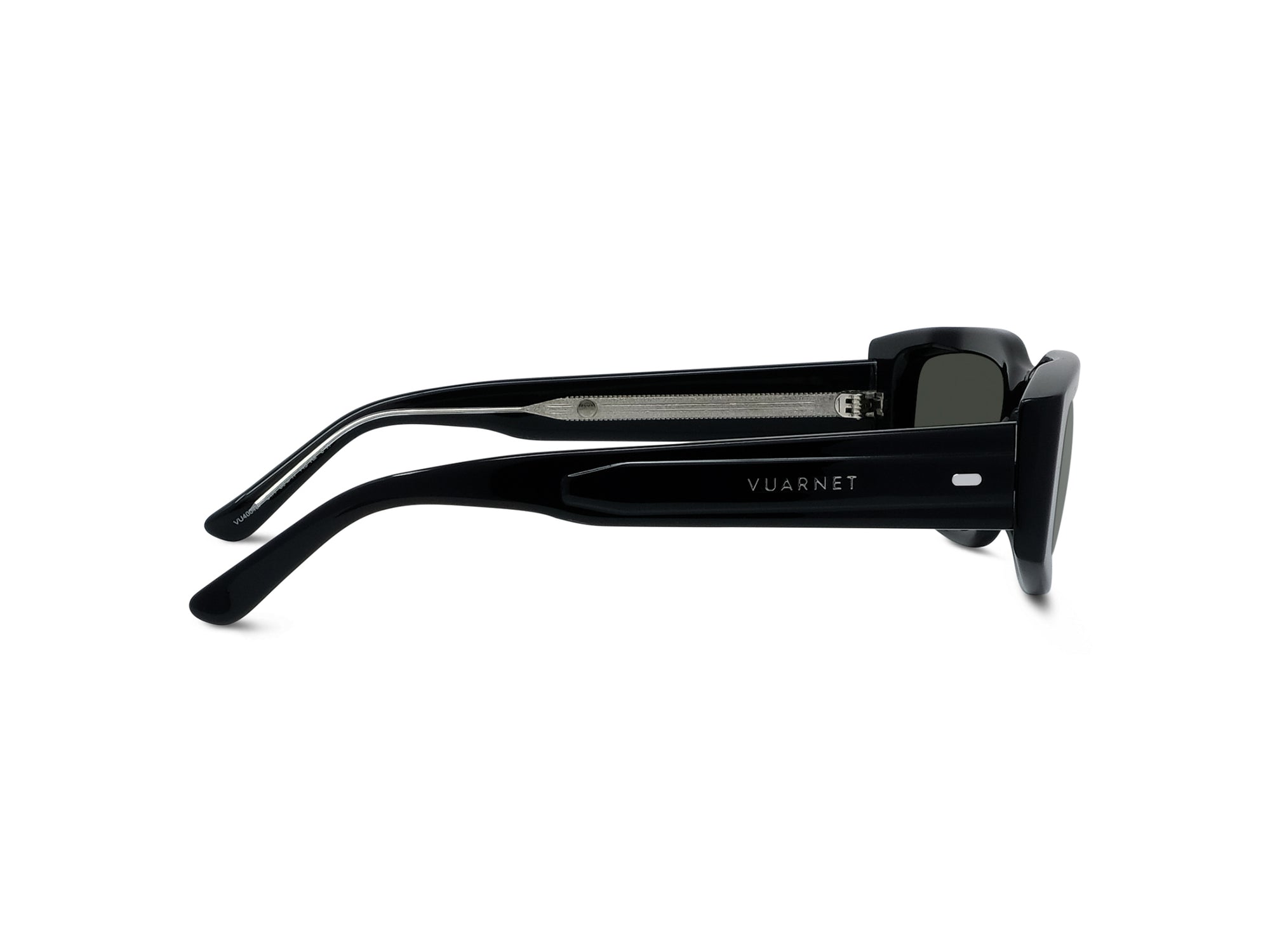 Lunettes de soleil Belvedere 12 - Shiny Black & Smoke