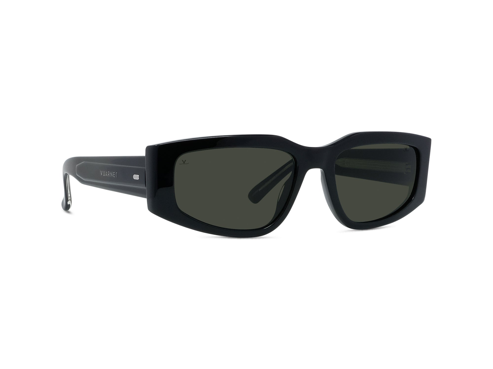 Lunettes de soleil Belvedere 12 - Shiny Black & Smoke