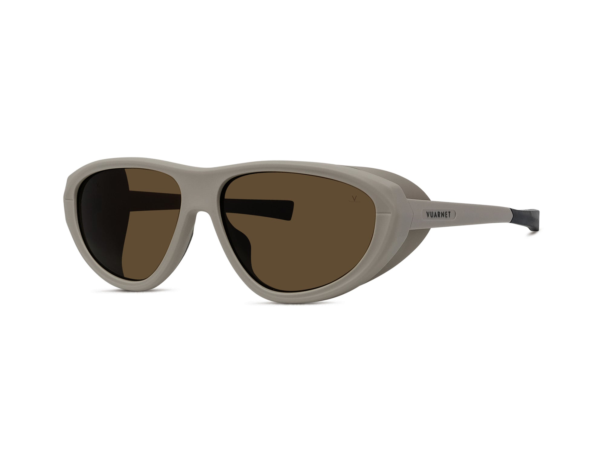 Lunettes de soleil Ice 03 - Shiny Beige & Brown