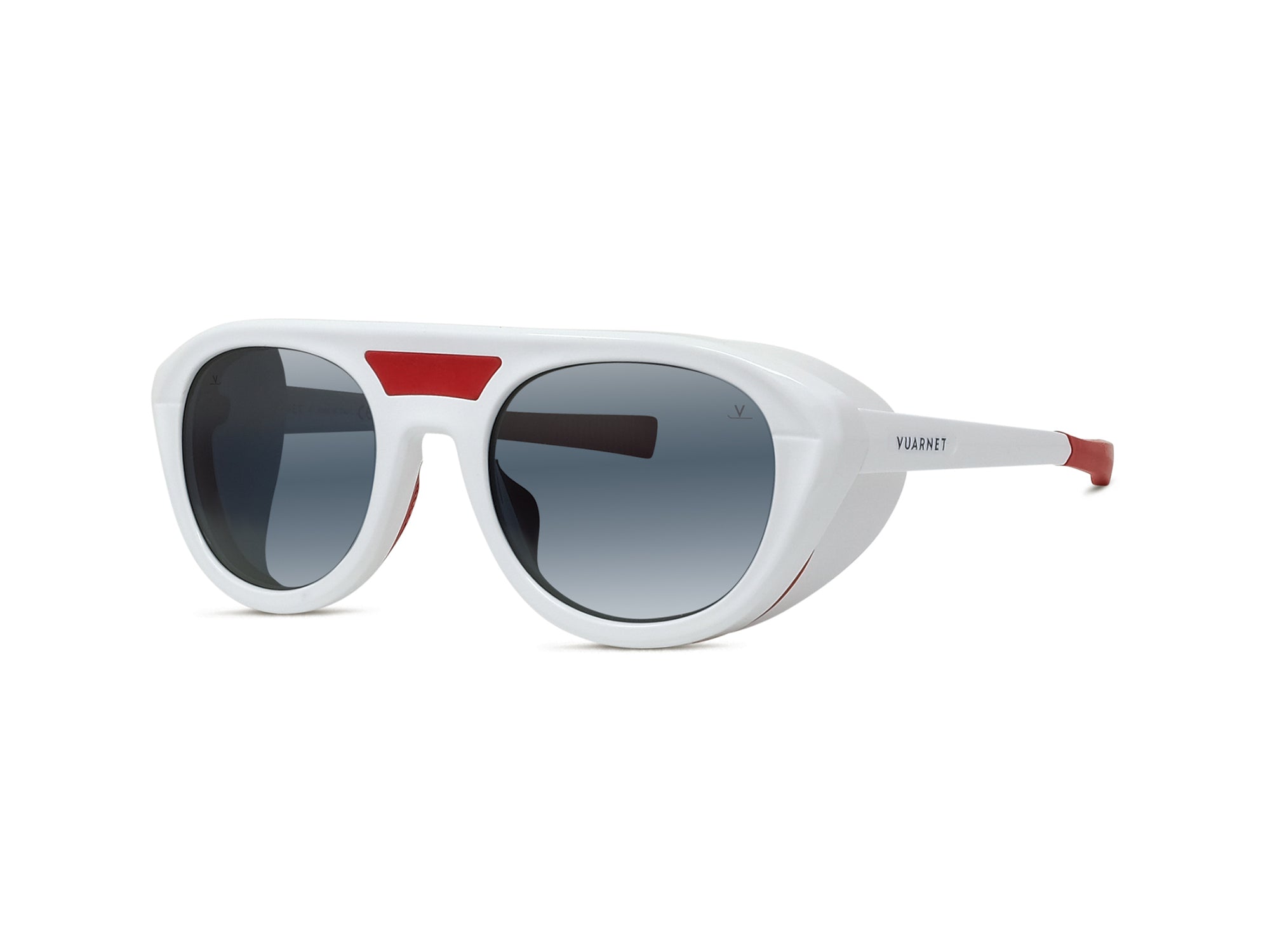 Lunettes de soleil Ice 04 - White & Blue Mirror