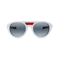 Lunettes de soleil Ice 04 - White & Blue Mirror