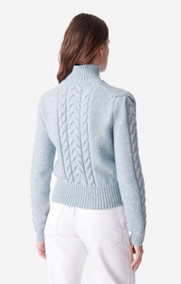 Pull Dabatha en laine - Azur