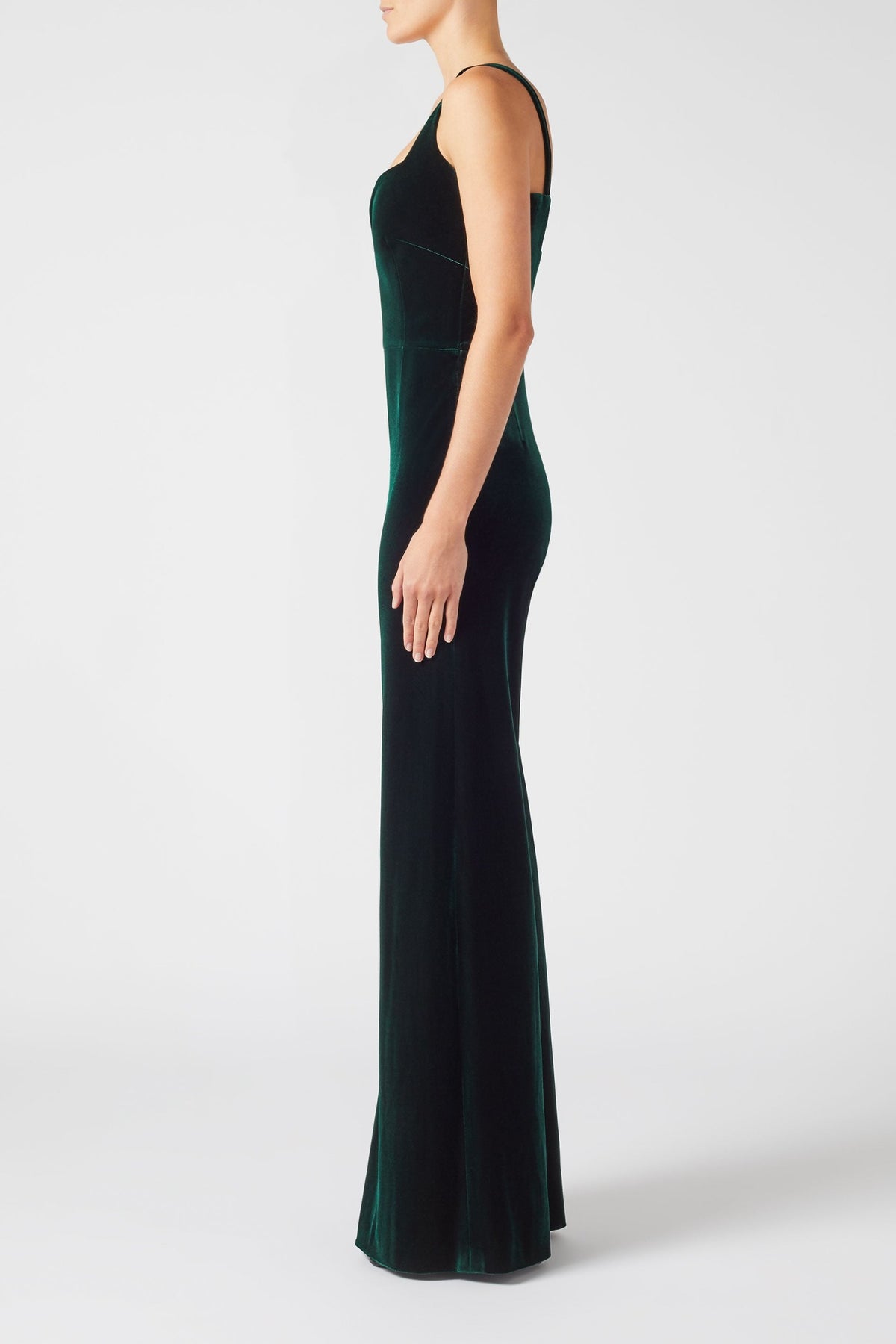 Velvet Eclipse Jumpsuit - Dark Hunter Green