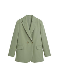 Veste croisée simple - Verde Salvia