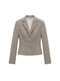 Veste slim 3 boutons - Beige Fantasia