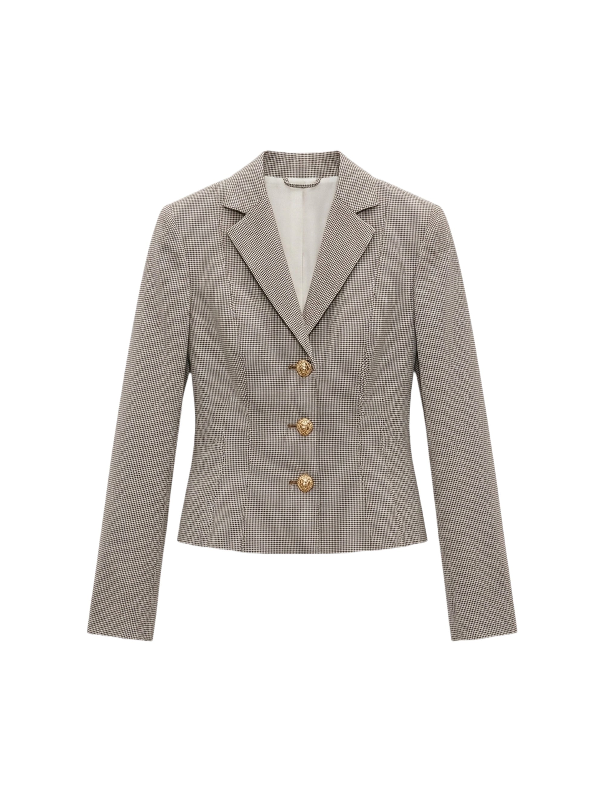 Veste slim 3 boutons - Beige Fantasia