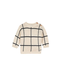 Misty cotton jumper - Ecru Bonton