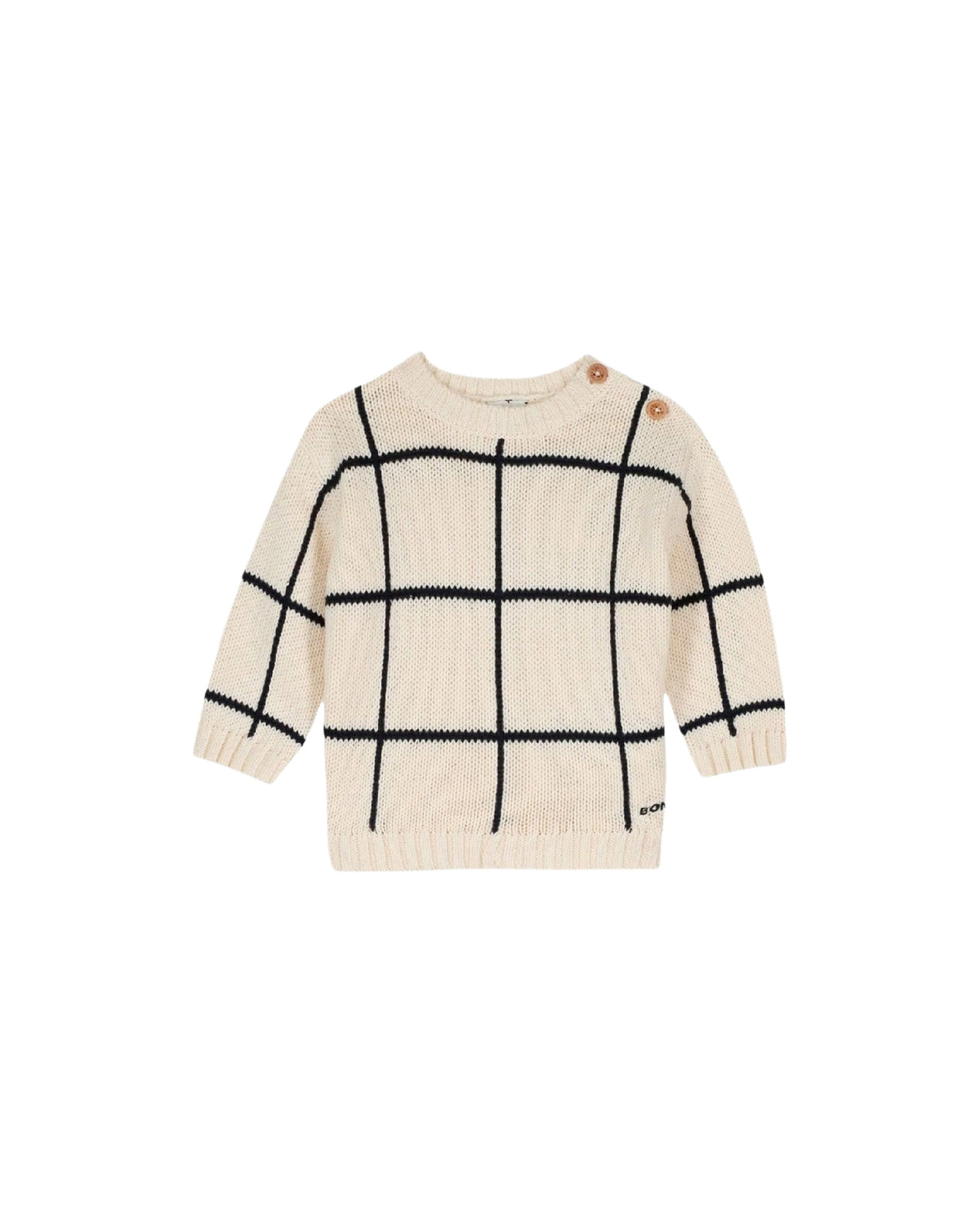 Misty cotton jumper - Ecru Bonton