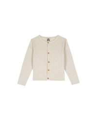 Paminot woollen cardigan - Ecru Bonton
