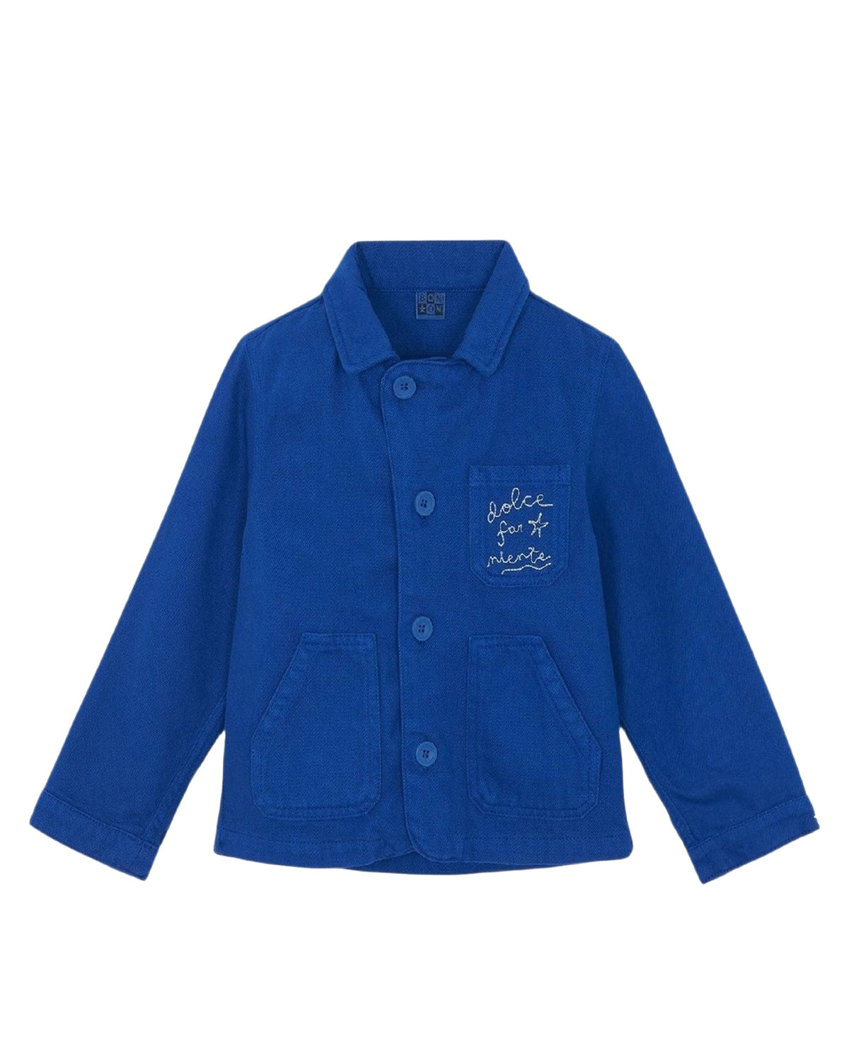Liam cotton jacket - Crazy Blue