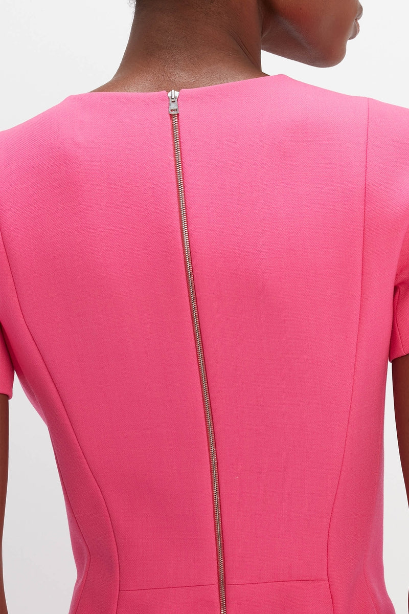 T-Shirt Fitted - Bright Pink