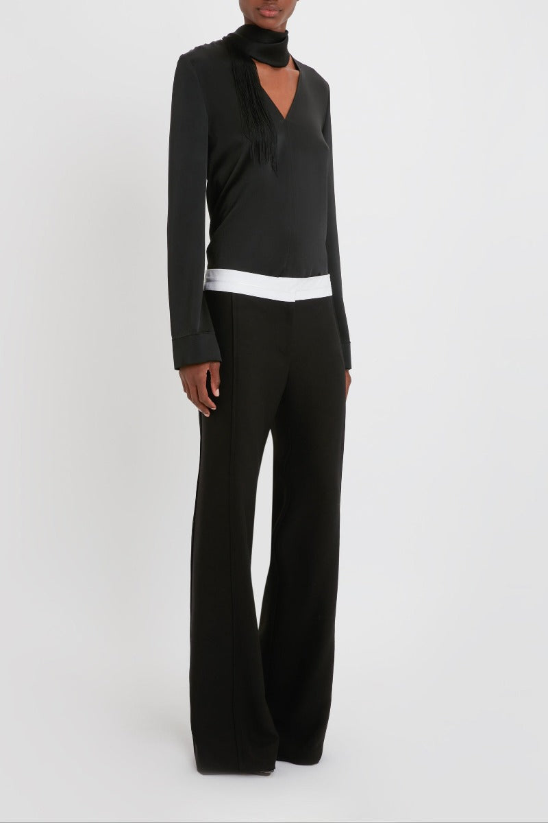 Side Panel Trouser (Bonded) - Black