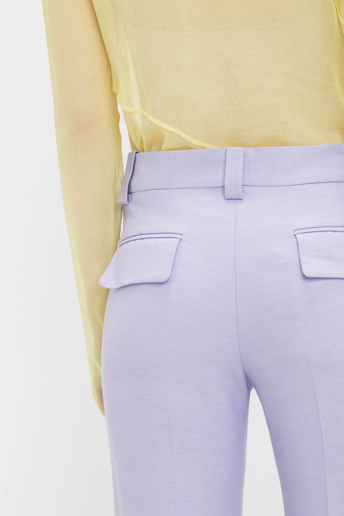 Tailored Straight Leg Trouser - Lavender