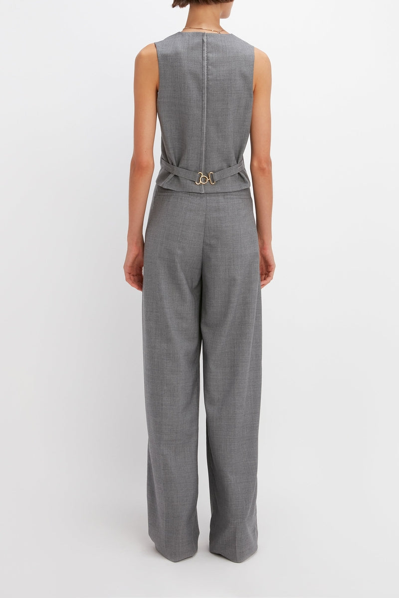 Waistcoat - Grey Melange