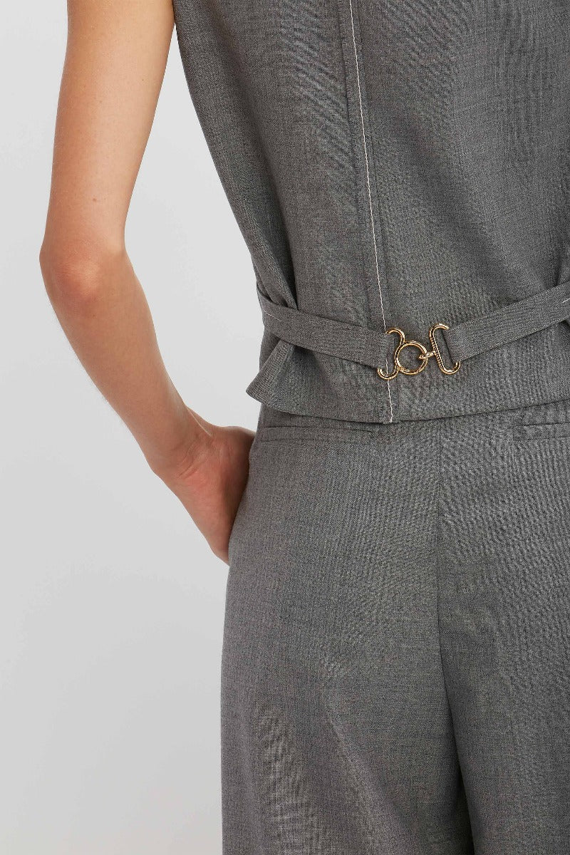 Waistcoat - Grey Melange