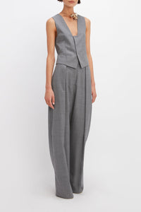 Waistcoat - Grey Melange