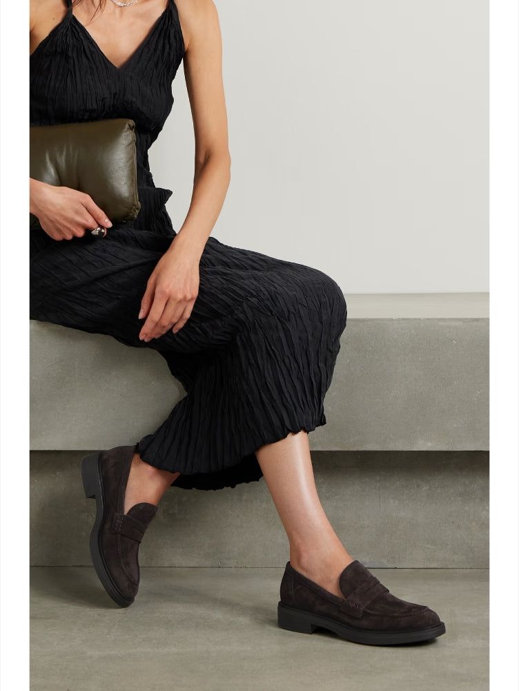 Mocassins Harris en daim - Neutre