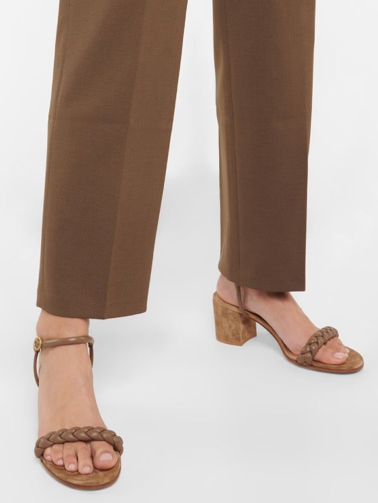 Sandales Cruz 60 en cuir lisse - Noir