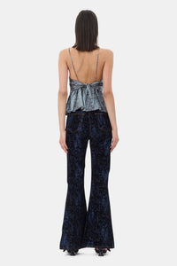 Caraco imprimé animalier - Celestial Blue