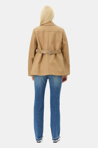 Veste à col œilleté en coton - Tiger'S Eye