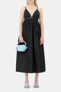 Robe Duchesse à bretelles - Black