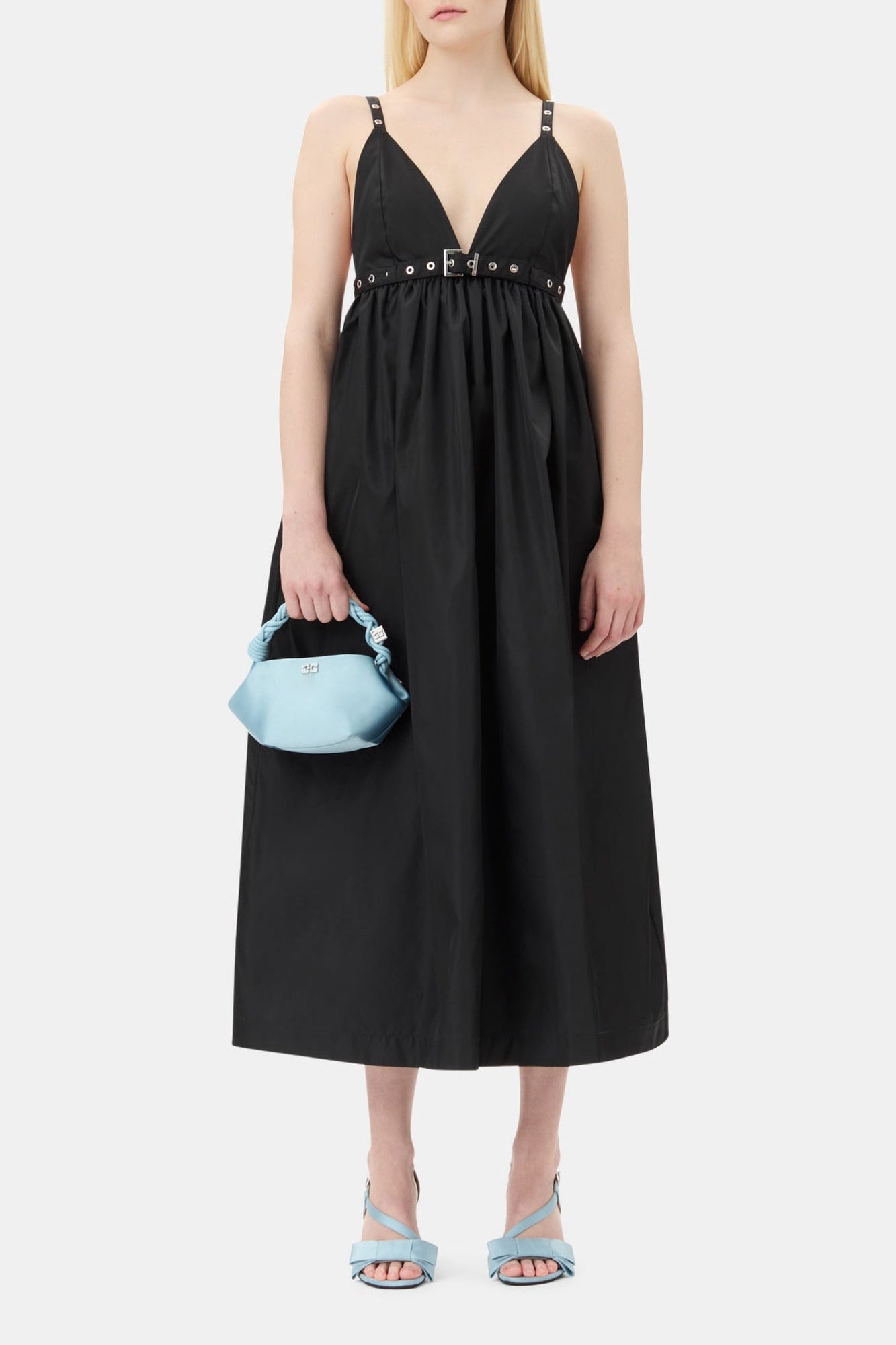 Robe Duchesse à bretelles - Black