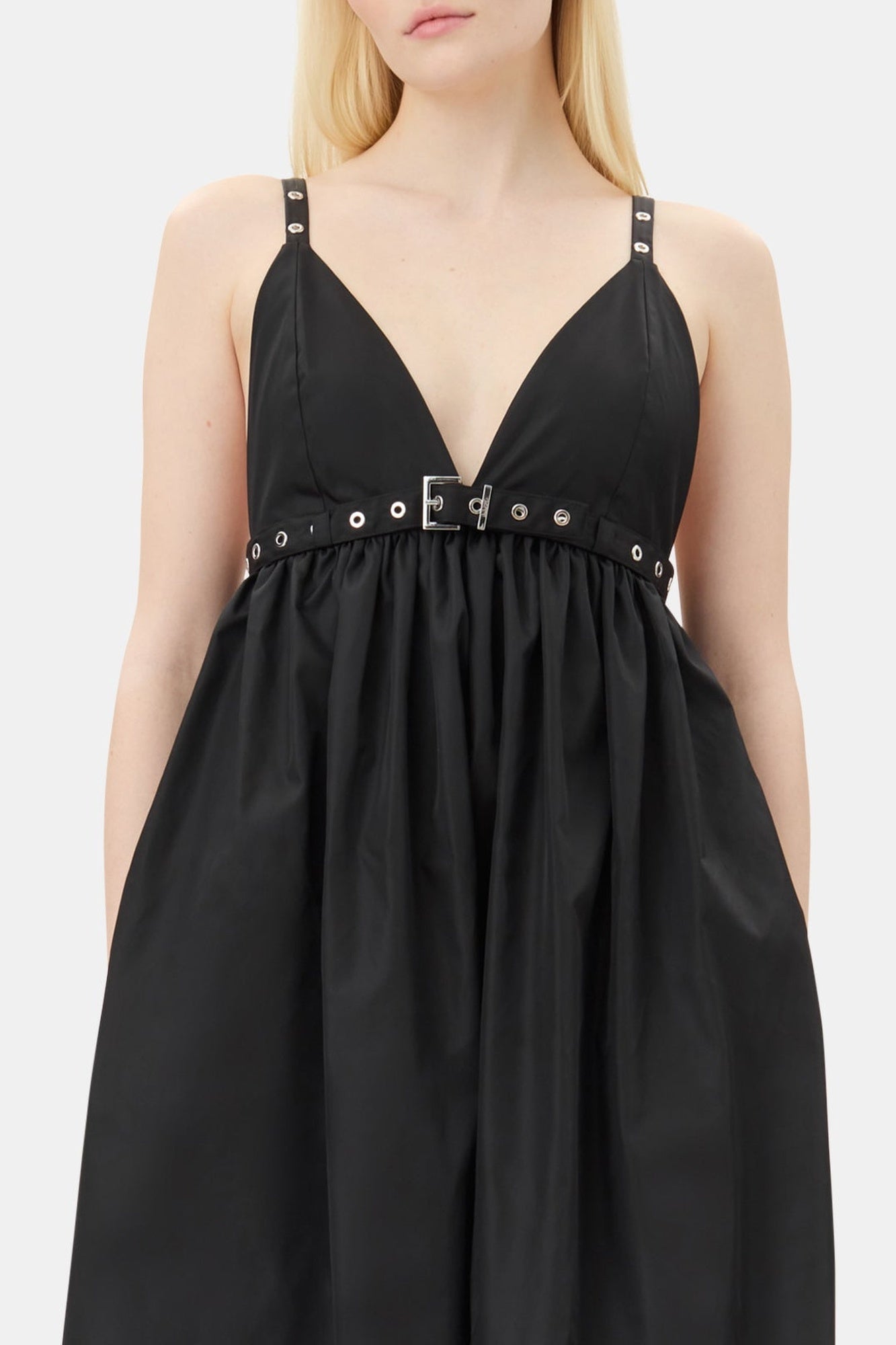 Robe Duchesse à bretelles - Black