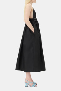 Robe Duchesse à bretelles - Black