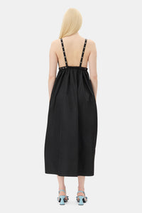 Robe Duchesse à bretelles - Black