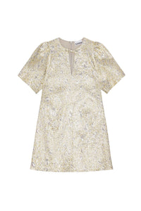 Robe courte métallisée - Gold & Silver