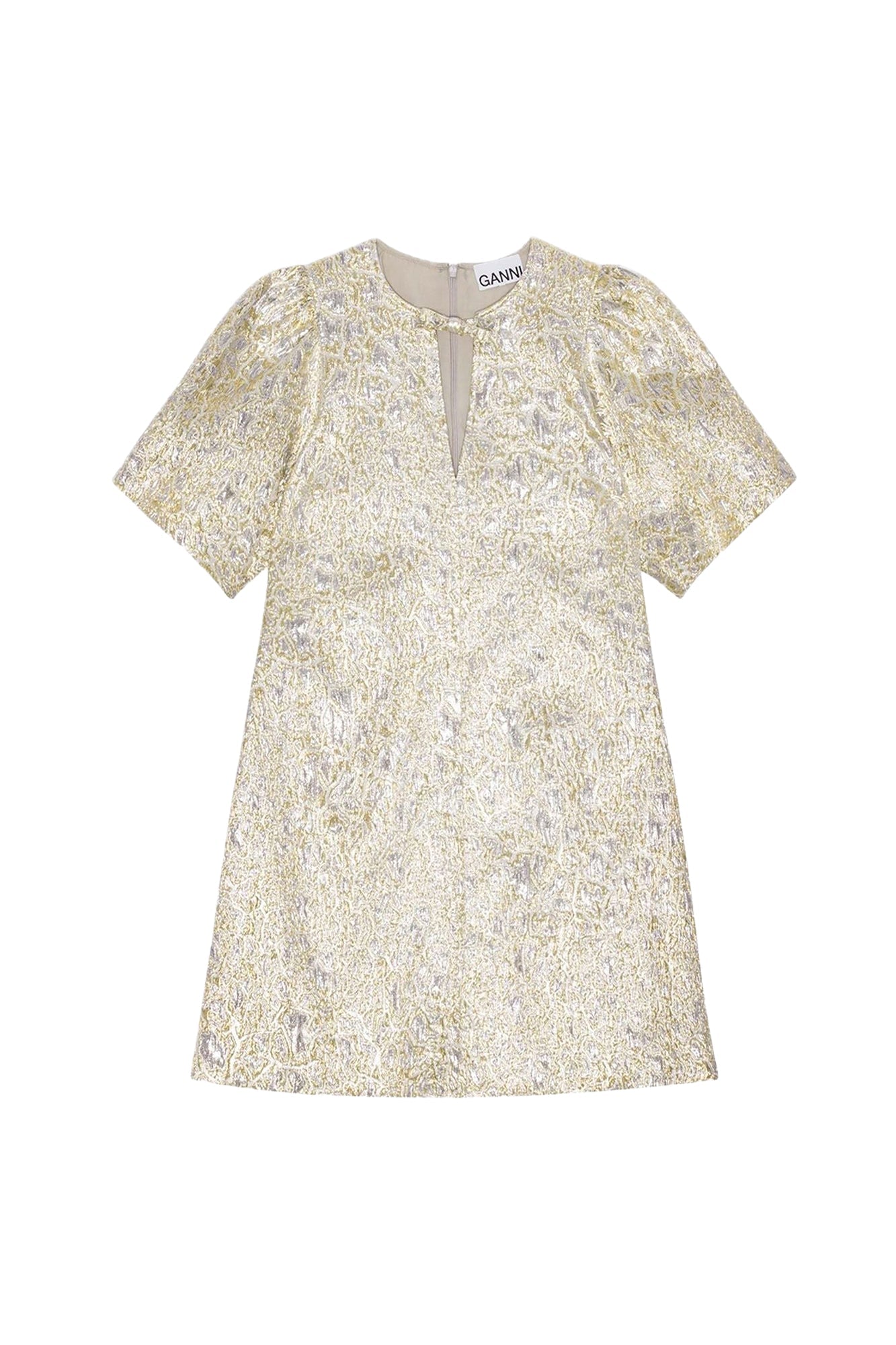 Robe courte métallisée - Gold & Silver