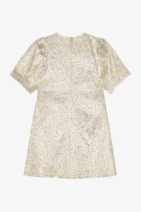 Robe courte métallisée - Gold & Silver